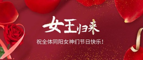 致可愛美麗的同陽女神們：節(jié)日快樂！
