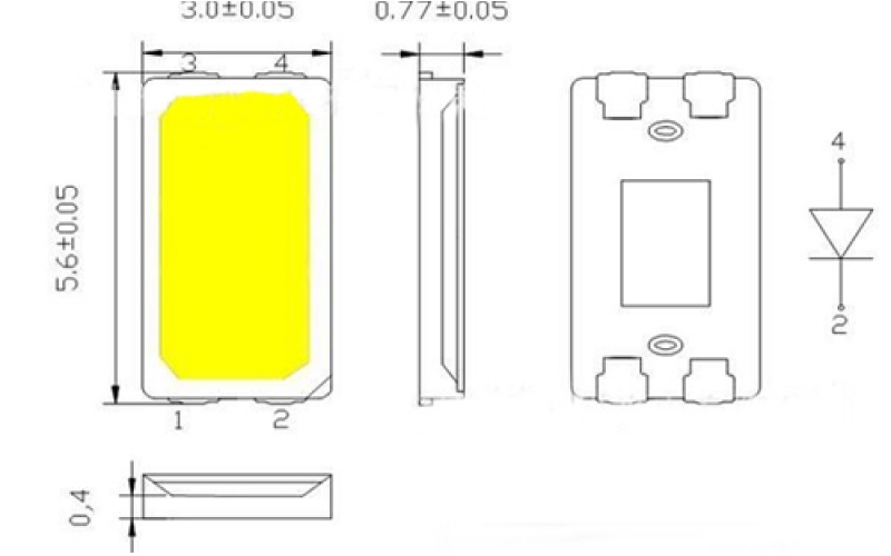 最齊全的貼片LED封裝尺寸及參數介紹